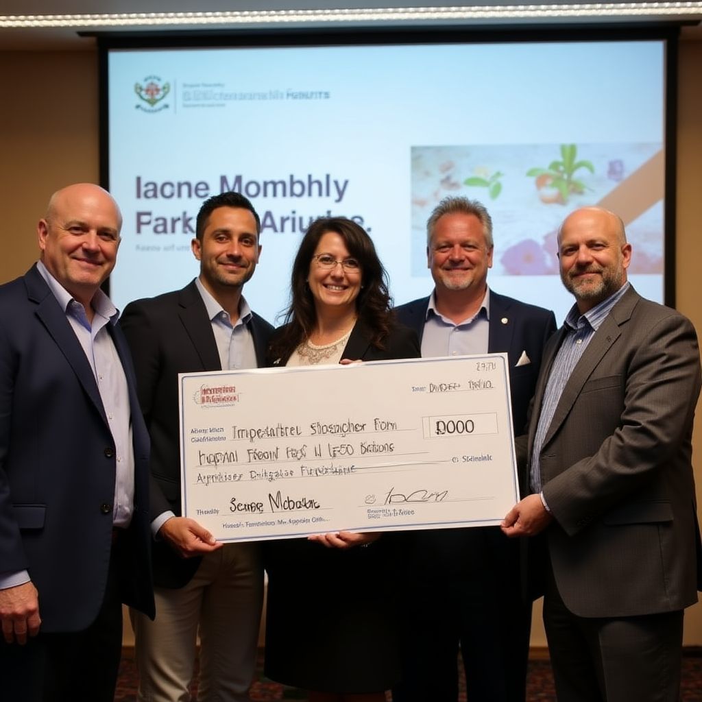 Grant award ceremony